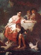 PIAZZETTA, Giovanni Battista Pastoral Scene oil on canvas
